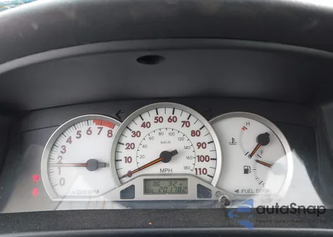 2006 Toyota Corolla S z USA, uszkodzony, nr VIN 2T1BR32E86C659449